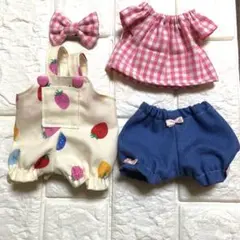メルちゃん服　サロペット　カボチャパンツセット