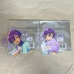 あんスタ　童心珍蔵 星型　クリアカード　乙狩アドニス　A,B ニ点セット