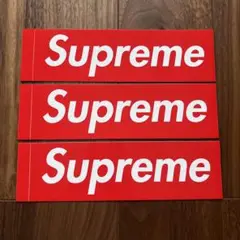 新品Supreme シュプリームボックスロゴステッカー3枚セット