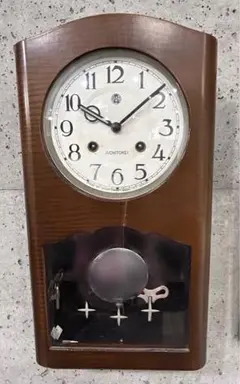 愛知時計 置時計 No.3104  昭和レトロ アンティーク【動作品】 愛知時計 置時計 No.3104 昭和レトロ アンティーク【動作品