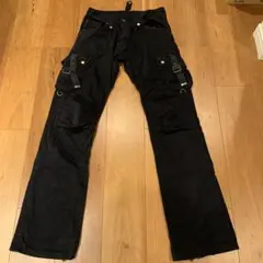 TÊTE HOMME ブラックカーゴパンツ