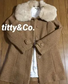 tittyu0026Co. ティティアンドコー ラビット ファー コート