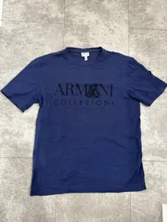 Armani ネイビー ロゴ Tシャツ