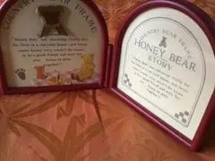 おりたたみフォトスタンド　　くまさん　　honey bear