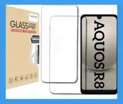 AQUOS R8 ガラスフィルム　保護フィルム　9H