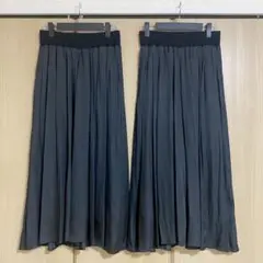 ②新品♡リフレクトリラックススカーチョ黒フリーサイズ
