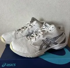 アシックス　バッシュ　ゲルフープ　25cm ホワイト×ブルー