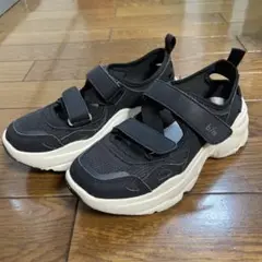 MoonStar B/M04オルタ ブラック　スニーカーサンダル　22.0