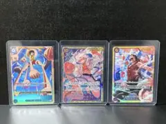 ワンピースカード THEBEST2 ルフィ3枚セット★