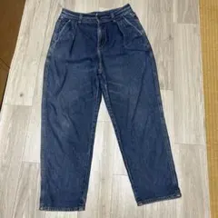 GU☆ブルーカーブタックデニム、XL