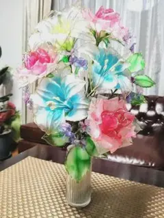 アメリカンフラワー花瓶付き　アレンジメント