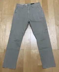 【状態良・使用感少ない】Hurley ハーレー チノパン グレー色