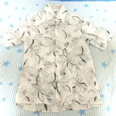 ALCARZA 花柄 半袖シャツ Lサイズ