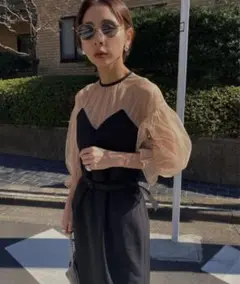 AMERI AIRY SLEEVE TIGHT DRESS