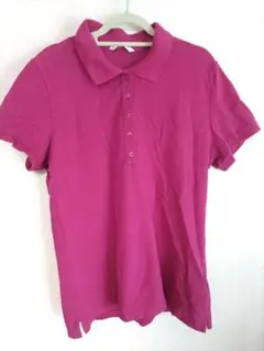 UNIQLO ピンク ポロシャツ DRY STRETCH POLO SHIRT