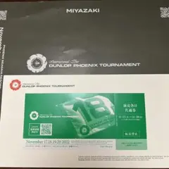 2022ダンロップフェニックストーナメント観戦チケット2枚