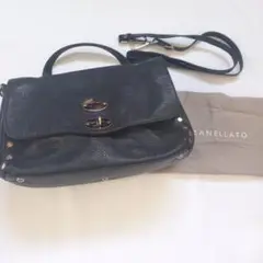【極美品】ZANELLATO ポスティーナ 2way ショルダーバッグ ブラック