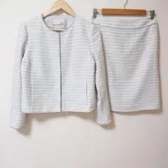 自由区 ジユウク セットアップスーツ グレー系