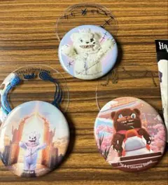 USJ ハミクマ　缶バッジ　3個セット