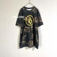 VOLCOM ボルコム ラッシュガード 半袖 迷彩 カモフラージュ ロゴマーク