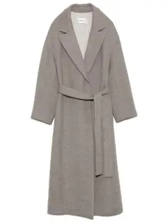 ラスト 新品 FRAY I.D チェスター ガウンコート1 (M) ベージュ