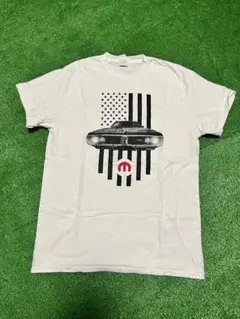 アメリカ国旗 車 グラフィック Tシャツ