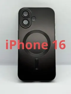 iPhone16 ケース ソフト ブラック マグセーフ レンズ保護　新品99