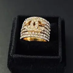 正規品］CHANEL メタル系 カメリア リング サイズ13号 - メルカリ