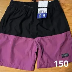 新品・未使用　キッズサーフパンツ　男の子　水着　150 紫