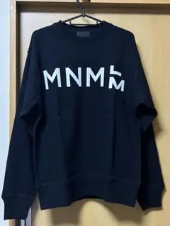 MNMM ブラック スウェット トレーナー