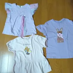 Skinny River 薄紫 Tシャツ 130他のTシャツ2点