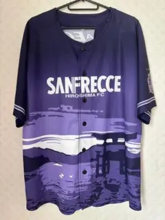 【最終値下げ】サンフレッチェ広島　ベースボールシャツ　2XL サンフレッチェ広島 ベースボールシャツ 非売品の通販 by
