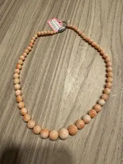 桃色珊瑚 サンゴ ネックレス40cm 希少