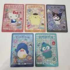 サンリオコレクターズカードプラス　レア　5種類