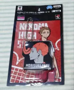 ハイキュー　夜久衛輔　ラバーキーホルダー　プライズ
