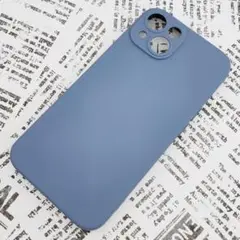 iPhone 14 シリコンケース (03) アッシュブルー
