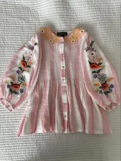 Bonjour diary flower tunic 4y