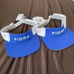新品　FIDRA サンバイザー　青　ブルー　2点セット