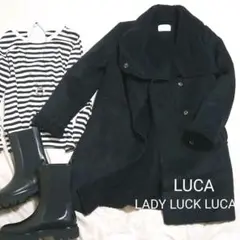 LUCA/LADY LUCK LUCA フェイクムートンコート ブラック M