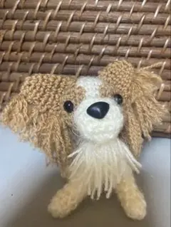 パピヨン　あみぐるみ　【ハンドメイド】
