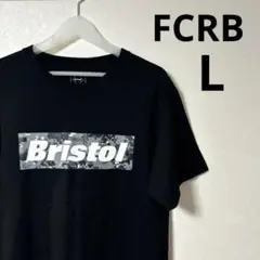 FCRB CAMOUFLAGE BOX LOGO TEE サイズL