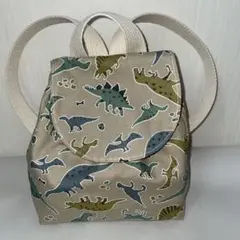 ベビーリュック　ハンドメイド　恐竜