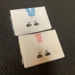 お手ふきメジェド様 2種類セット ピンク 青