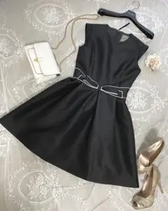 美品 DAISY LIN for FOXEY フィットアンドフレア ワンピース