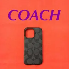 BR590 コーチ シグネチャー 美品 iPhone 13/13Pro用ケース