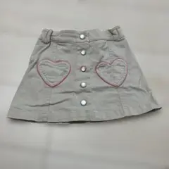 H&M ハートポケット スカート US 3-4Y110