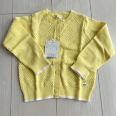 アプレレクール カーディガン 90 新品 黄色