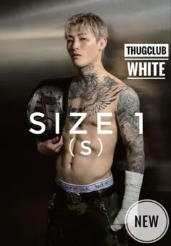 【新品】THUG CLUB ボクサーパンツ サグクラブ S ホワイト 平本蓮着用