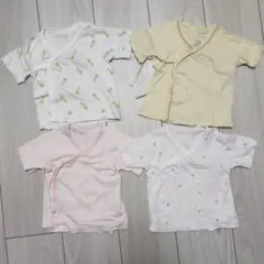 ユニクロ　ベビー肌着 4点セット 50-60cm