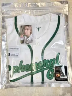 テミンtaemin 韓国限定ベースボールTシャツ 白 ショート トレカ付き TAEMIN テミンソウルコンbaseballジャージ新品未開封